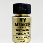 Metalik Toz Yaldız - Yeşil Altın (Rich Gold) 05